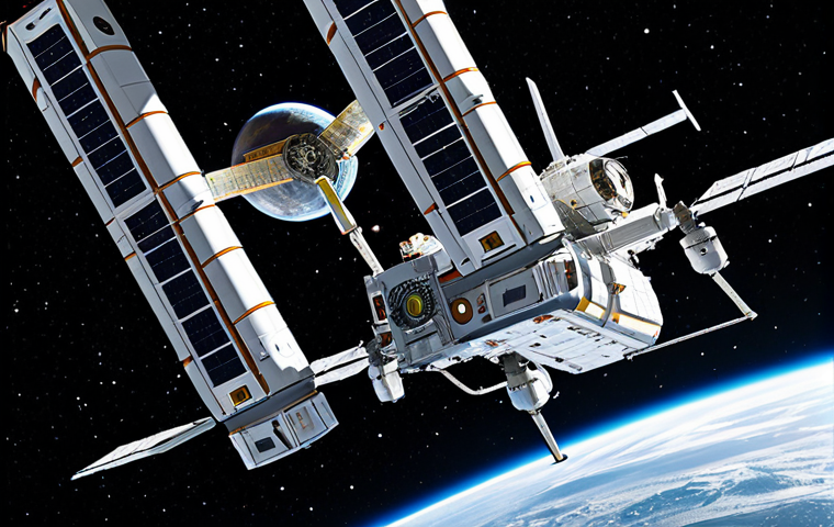 Orbital Refueling Station**

"A futuristic orbital gas station in space, a spacecraft docked and being refueled, Earth in the background, solar panels, robotic arms, safe for work, appropriate content, fully clothed astronauts visible inside the spacecraft, perfect anatomy, correct proportions, natural pose, professional, high-resolution, detailed textures, family-friendly."

**
