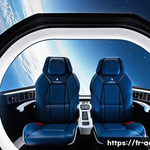 버진 갤럭틱 우주 관광 - A futuristic scene depicting the Virgin Galactic SpaceShipTwo during its suborbital flight, launched...