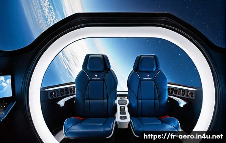 버진 갤럭틱 우주 관광 - A futuristic scene depicting the Virgin Galactic SpaceShipTwo during its suborbital flight, launched...